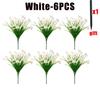 30cm Artificial Flower Daisy Anti-UV Non-fading Plastic Plant Home Decoration Window Outdoor Plastic Flower Wedding Decorations