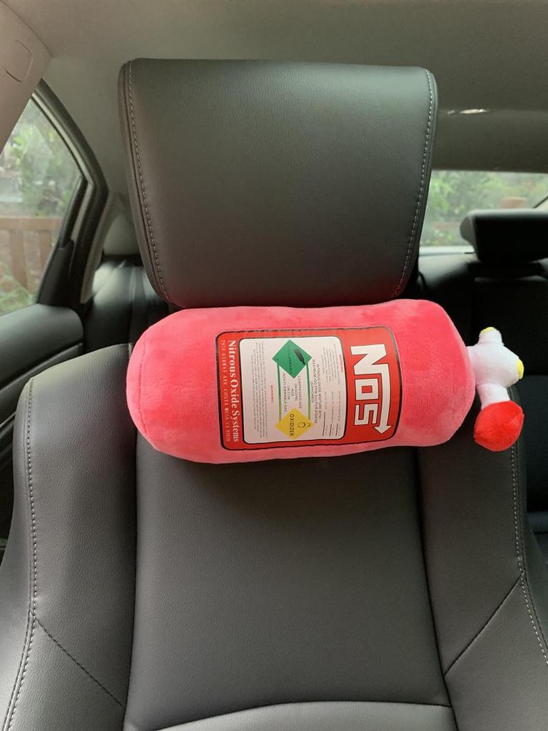 Nitrogen Bottle Car Neck and Waist Headrest Pillow