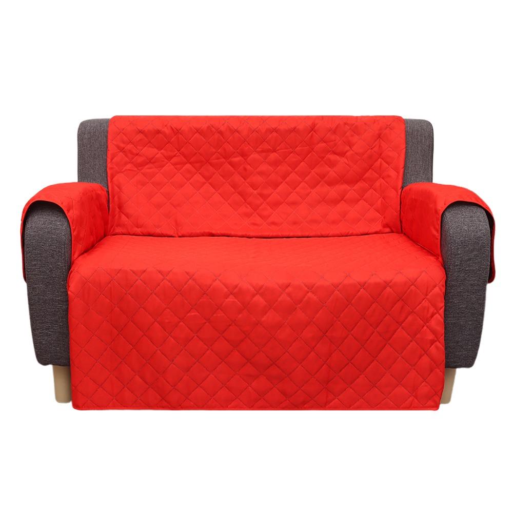 

Однотонный коврик для дивана, мягкие чехлы, современный чехол для дивана для собаки, питомца, детей L красный