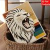 Pearl Painting Art Painting Kit for Adults and Beginners, Majestic Lion Head Sparkling Painting Craft Home Wall Decor Handmade Gift