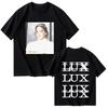 Rosalía LUX Tshirts New Album Harajuku Graprhic Oversized Men Women Short Sleeve Tops Fashion Male Cozy Pop Music Streetwear