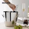 ZISIZ Stainless Steel Wine Ice Bucket