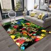 Alfombra con diseño de Papá Noel y árbol de Navidad para niños, regalo para el hogar, sala de estar, dormitorio, sofá, decoración, alfombrilla antideslizante