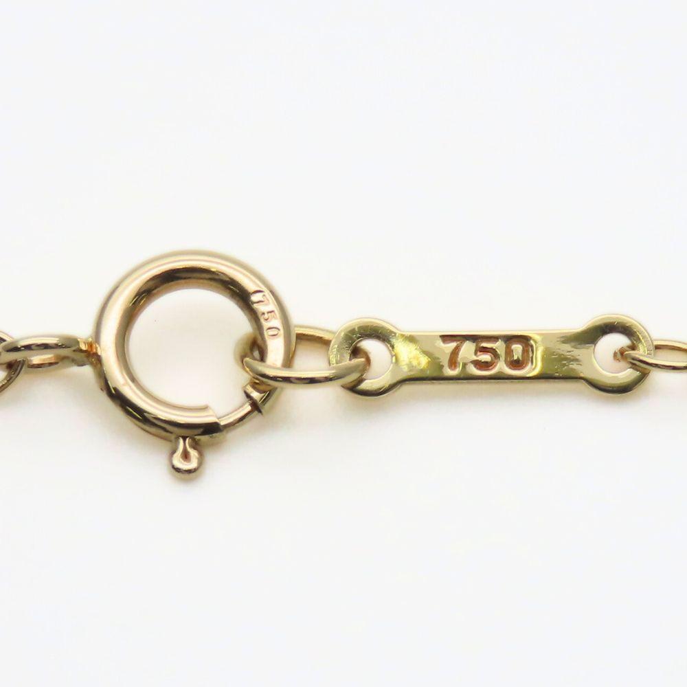 Used TIFFANY&Co. Necklace By the yard K18 yellow gold/diamond 1.8g Yellow Gold 1PD