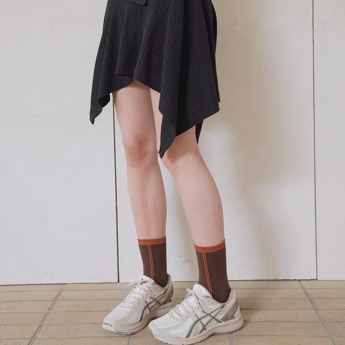 [3PACK] 1989 Vintage Pouch Brown Sock Set