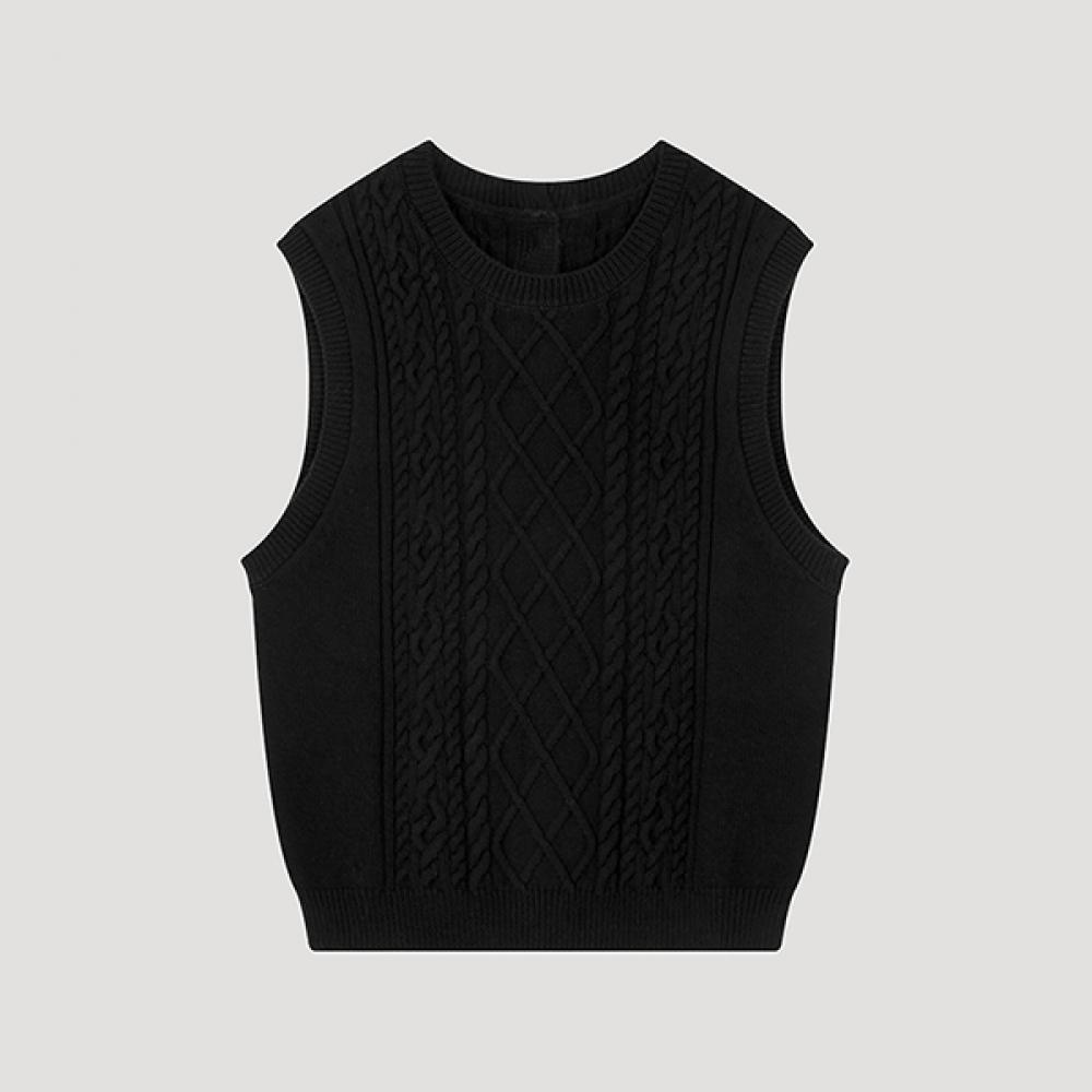 

She S miss жилет с пуговицами на спине SSkvto32020 Bk blacks/55