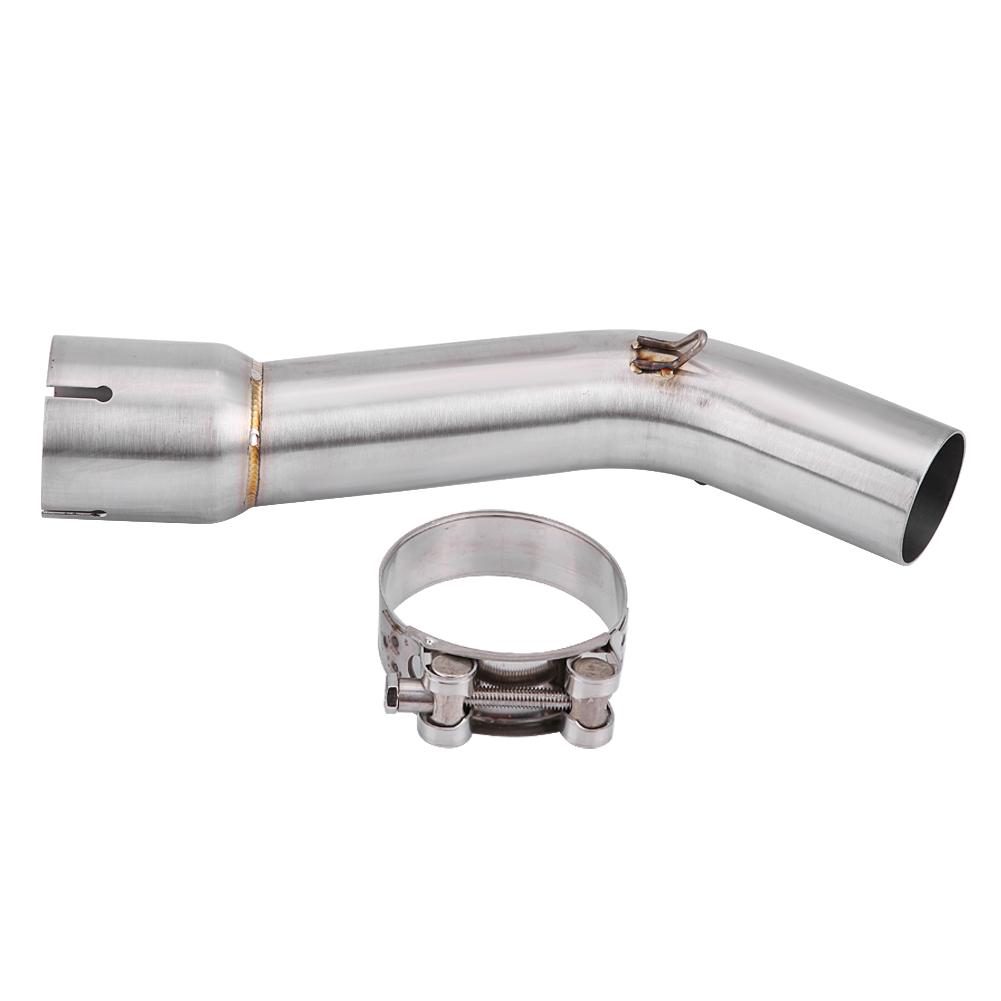 Motorcycle Full Exhaust System Middle Pipe Link Connect for Yamaha FZ1 FZ1 N 2006 2015