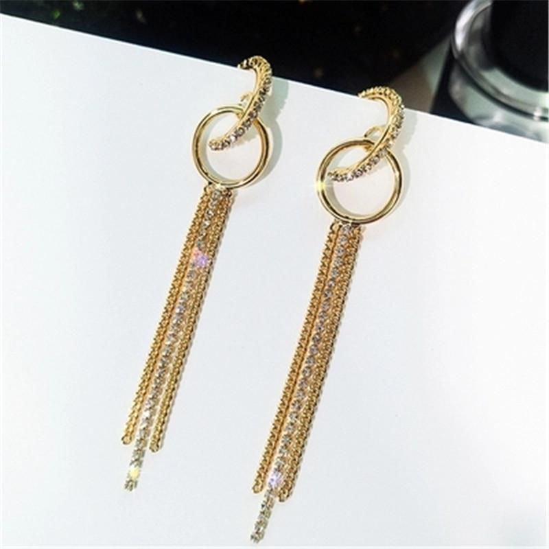 Hot-selling Long Fringed Earrings In Europe and America 1018 New Chain Earrings Creative Giveaway
