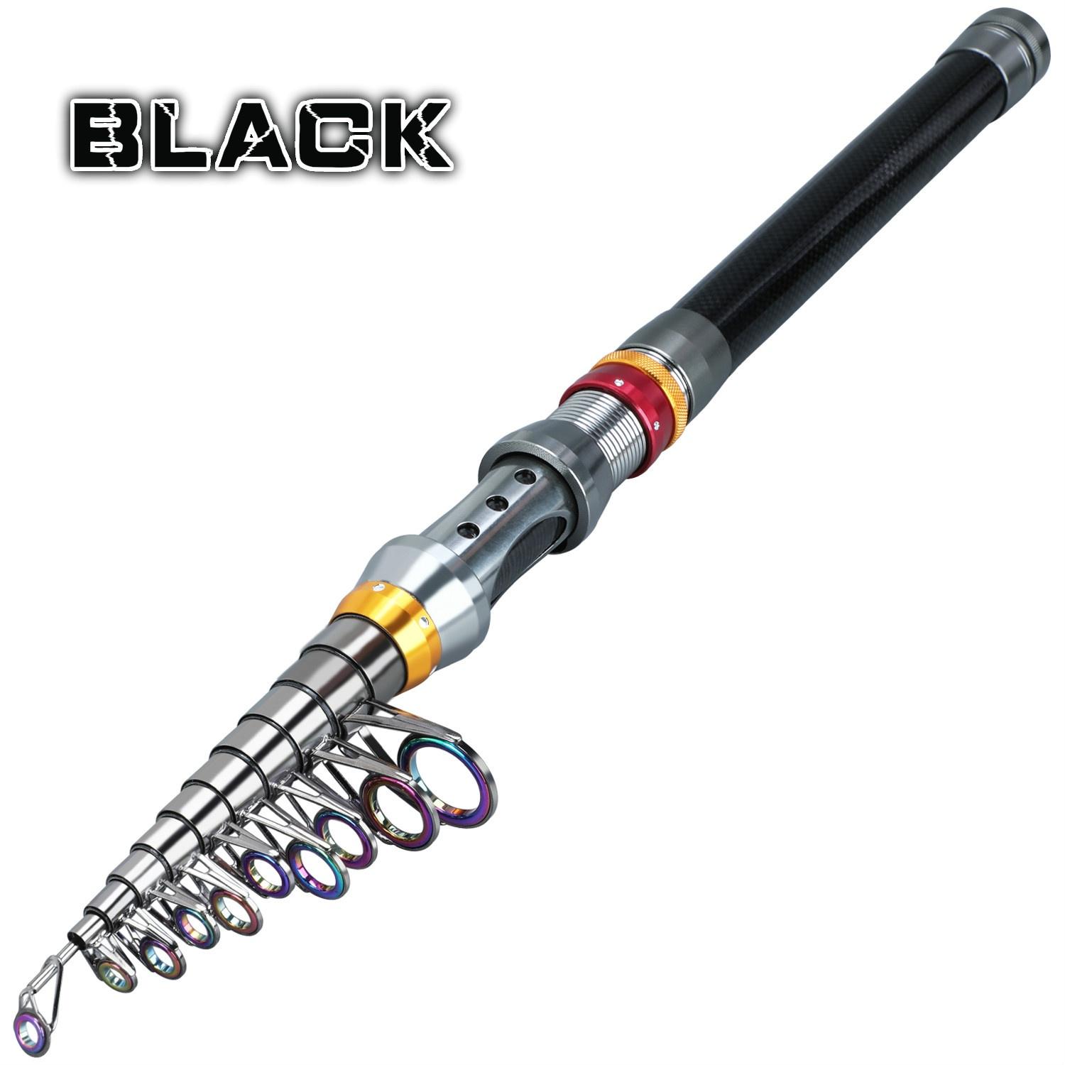 

Портативные телескопические удочки с 99% углеродного волокна 3.6M чёрный