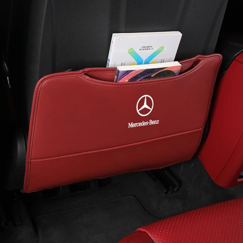 2025 Hot 2PCS Car Seat Back Protector Anti-Kick Mats Anti Dirty Pad For Mercedes Benz AMG A C E Class W201 W210 W108 W204 W205 W
