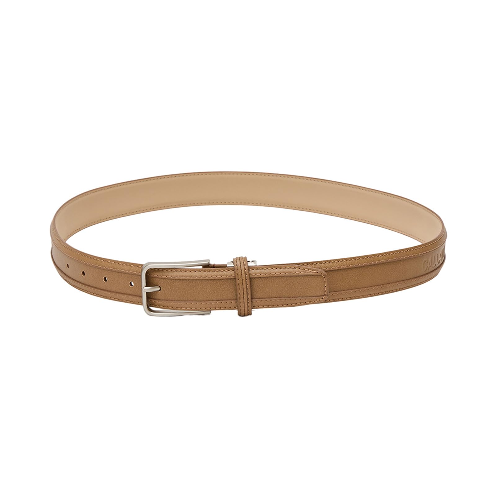 [Callaway] Men s Stretch Belt (Cut Navigation)  Synthetic Leather Golf  C23292102 1040Beige FR