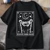 In My Feral Era Raccoon T Shirt Mystical Racoon Tshirt Tarot Card Print Tshirt Summer Cotton Short Sleeve Tee Shirt Unisex Clothes