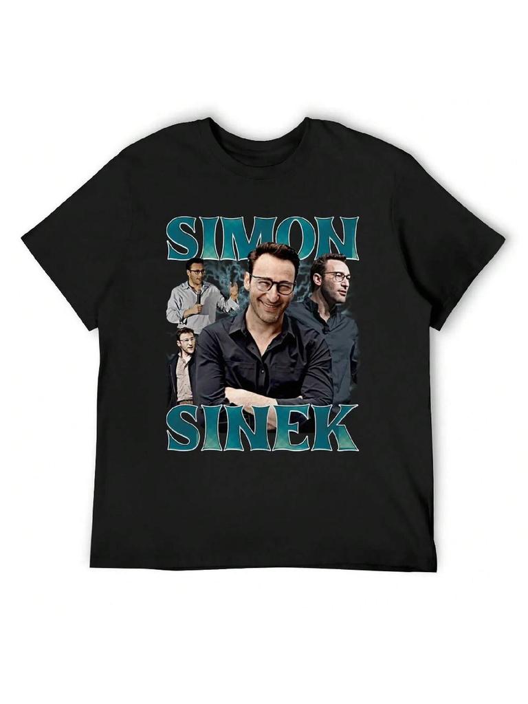 Simon Sinek Classic Vintage Bootleg Rap Graphic Tee T-Shirt, Retro 90s Bootleg Graphic Tee, Unisex, Perfect Gift T-Shirt