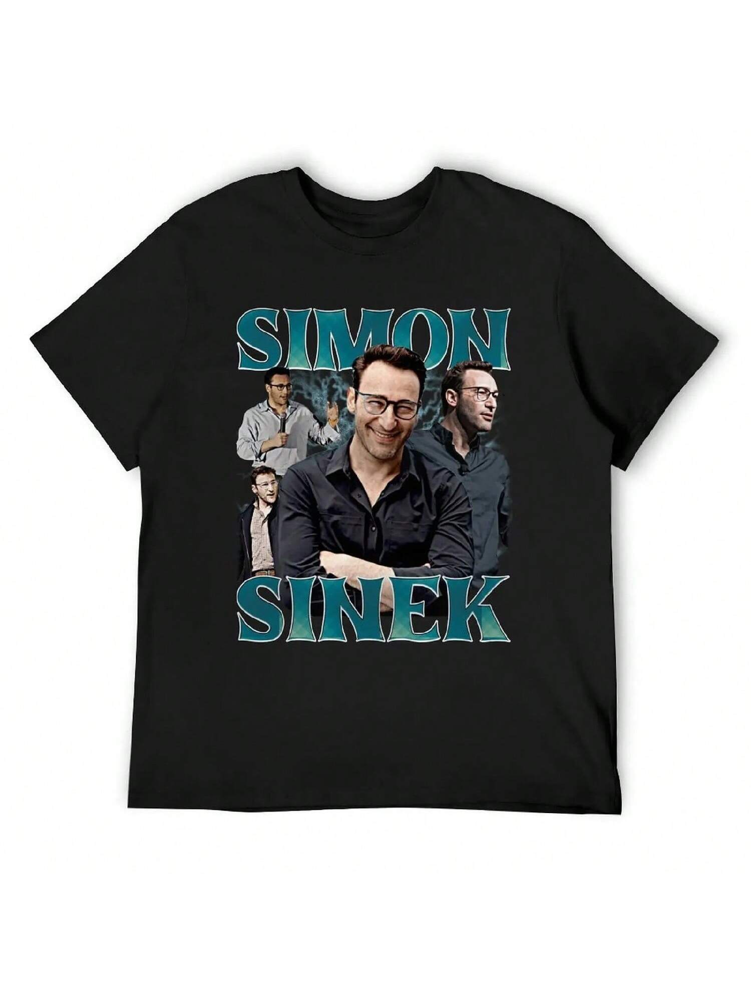 Simon Sinek Classic Vintage Bootleg Rap Graphic Tee T-Shirt, Retro 90s Bootleg Graphic Tee, Unisex, Perfect Gift T-Shirt S