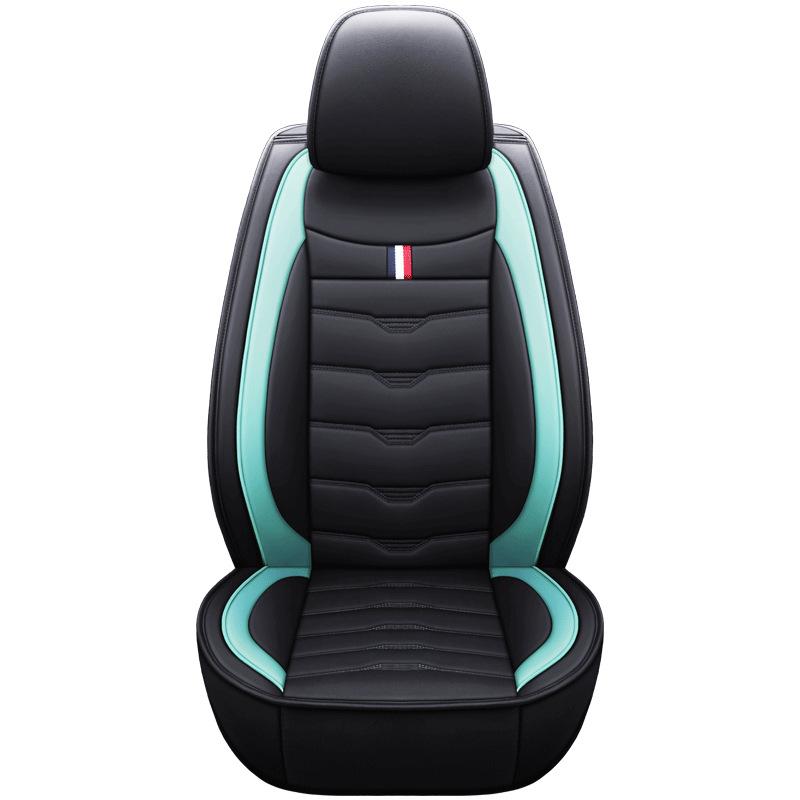 Huse scaune auto cu 5 locuri din piele PU Set complet Husa scaune fata spate Husa perna scaunului universal Camion SUV pentru Hyundai/Ford