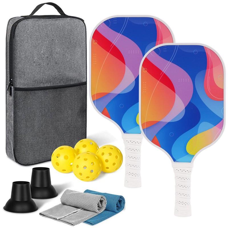 Glass Fiber T700 Carbon Pickleball Paddle White UV Print Competition Use
