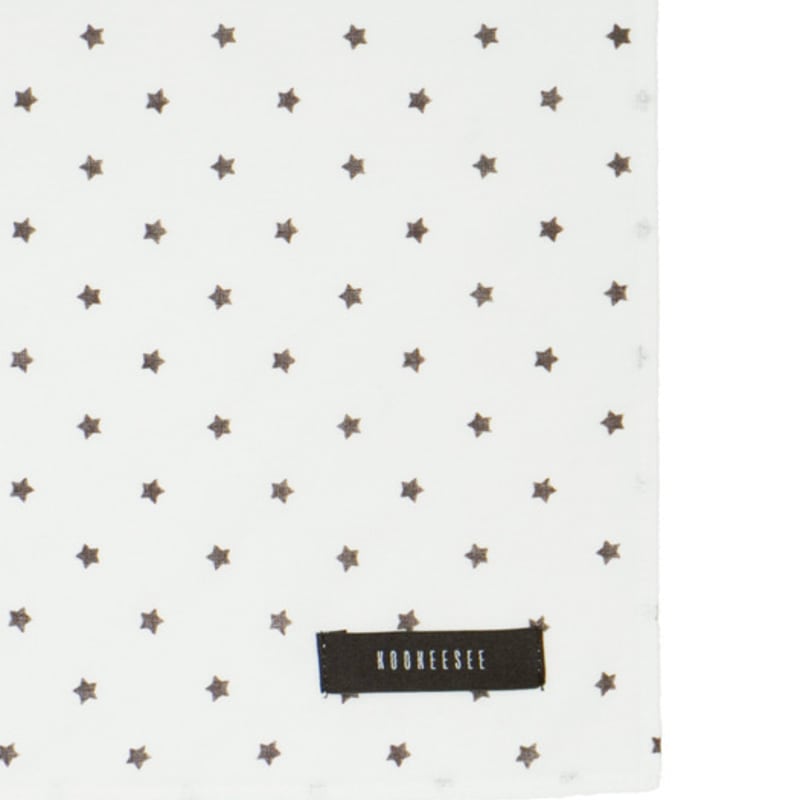 KOOKEESEE Little Star Long Scarf (white)