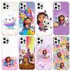 Cartoon Gabbys Dollhouse Phone Case For iPhone 17 Air 16 15 Pro Max 14 Plus 13 Mini 12 11 Cover 7 8 SE Silicone Shell Print Fund