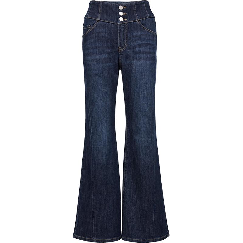 VEROMODA Women's 2025 Autumn High-Waist Bootcut Jeans