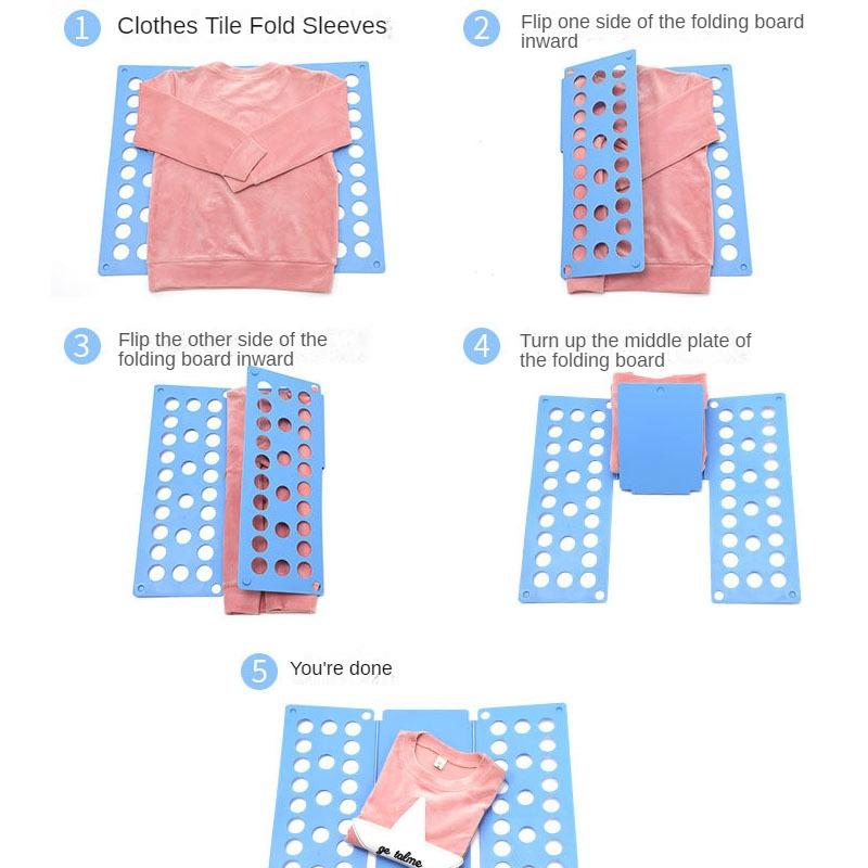 Clothes Folding Board Adults Child Clothing Folder T Shirt Jumper Organizer Fold Clothes Holder Rack Quick Laundry Folding Board