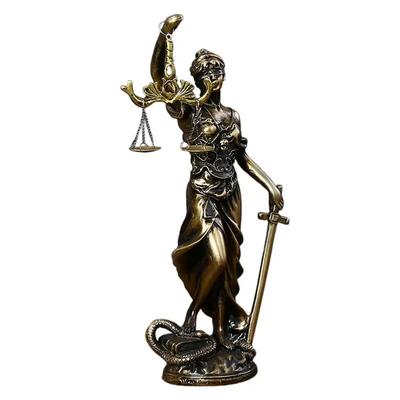 Figurka Lady Sprawiedliwości Bogini Sprawiedliwości Żywiczna Figurka na Biurko Bogini Sprawiedliwości Uczciwości Grecka Mitologia Ozdoby Dla Prawnika