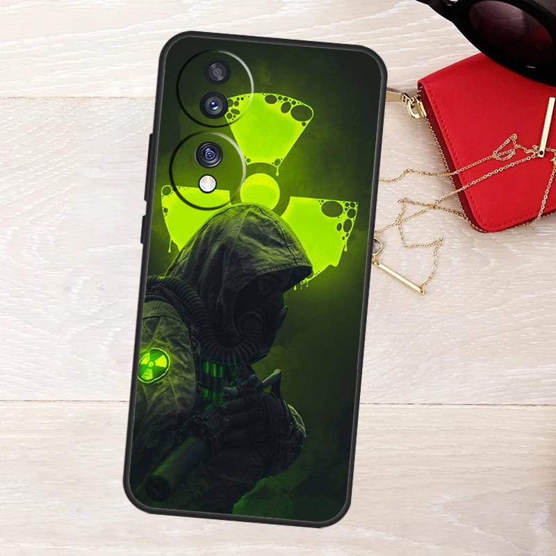Nuclear Radiation Emblem Phone Case For Honor 90 70 50 Lite Magic 5 6 Pro X6 X7 X8 X9 X6a X7a X8a X9a X8b X9b Cover