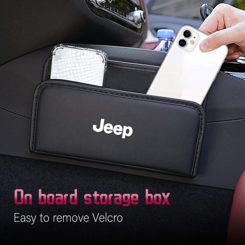AIY5 Jeep Car Multifunction Organizers Pocket Bags Auto Accessories For Jeep Renegade Compass Grand Cherokee Wrangler Patriot Rubicon
