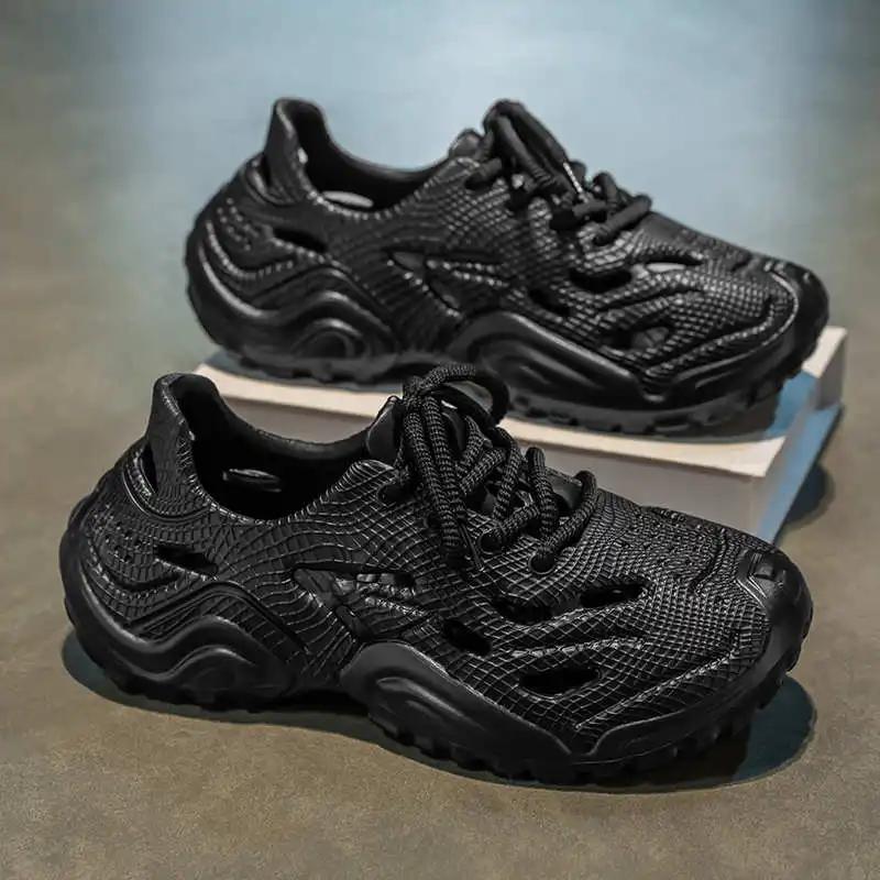 Fashion Rubber Sole Chunky All For Beach And Leisure Men's Large Size Sandals Shoes Slippers Sneakers Sport Overseas Ternis Sheos