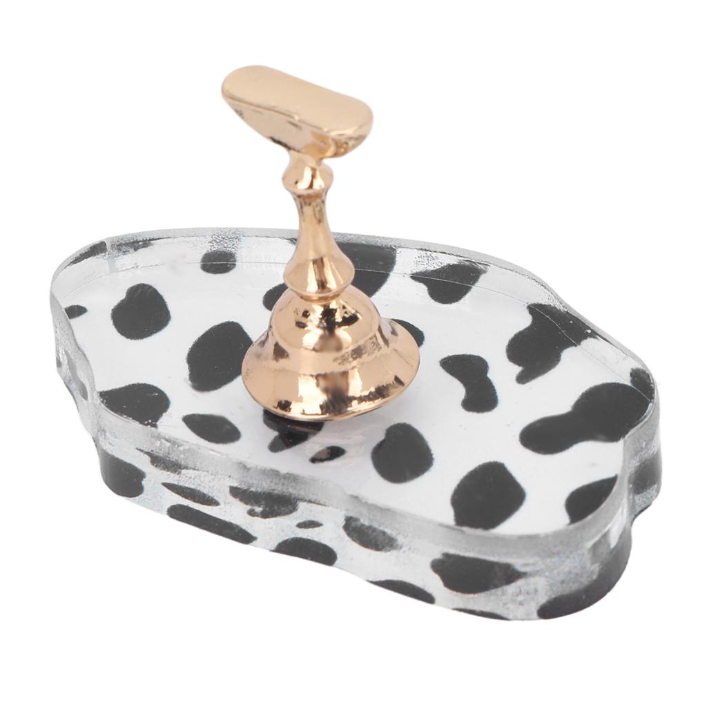 Acrylic Nail Art Display Stand Portable Home Salon Practice Nail Tip Holder for Novice Nail Artist