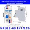 Chint 1P+N Miniature Circuit Breaker with 220V RCD Leakage Protection
