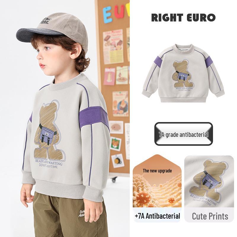 Trendy Boys  Cartoon Hoodie - Spring/Autumn 2025 Collection for Toddlers & Kids 110 cm