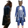 Exquisite Beauty And The Beast Costume Adult Cosplay Prince Adam Clothes Set For Halloween Parties