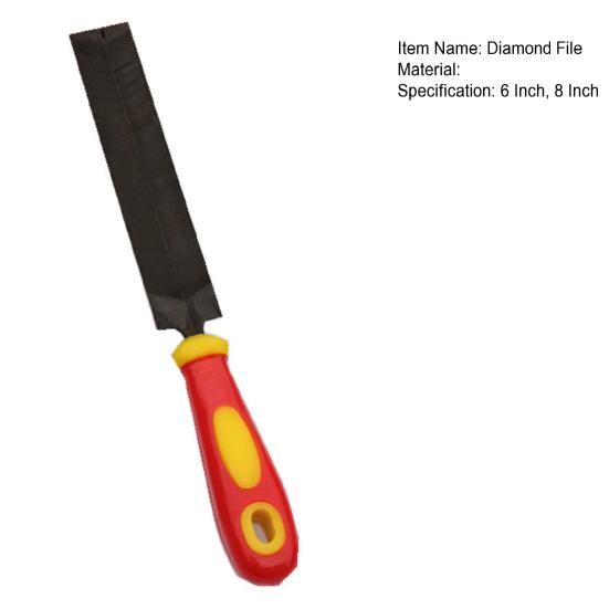 Diamond File Diamond Shape Corrosion Resistance Steel Wood Rasp File for Kitchen