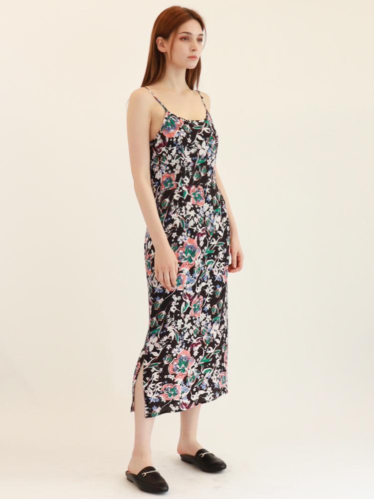 MONTEETH Holiday Slip Dress_Black