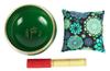 IBA Indianbeautifulart Tibetansk sangskål Musikkinstrument for meditasjon W pinne og pute