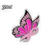 Cardigan Brooch Women Enamel Butterfly Design Healing Ribbon Pin Dripping