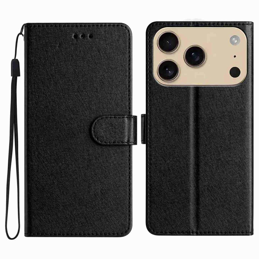 Für iPhone 17 Pro Max Brieftaschenkoffer Leder Folio Handyhülle Magnetverschluss