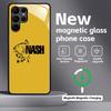Fashion N-nasH Fishing Brand  Phone Case For Samsung S26 S25 S24 S23 S22 S21 Plus Ultra Note20 Glass Magnetic Case