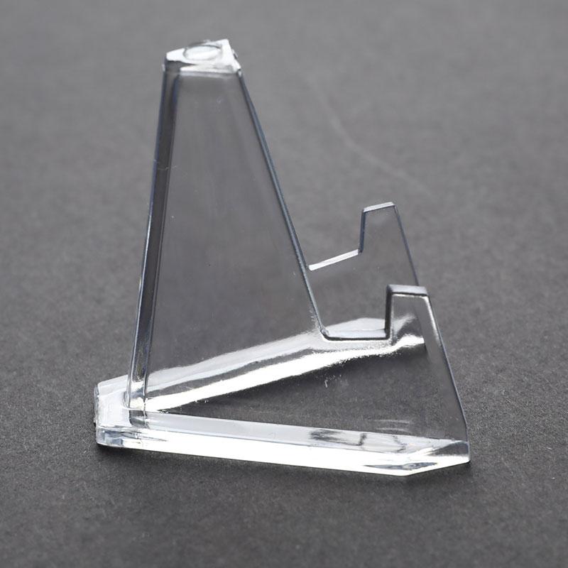 1Pc Karte Display Zeigen Stand Acryl Sammlerstücke Münzen Staffelei Medaille Abzeichen Halter