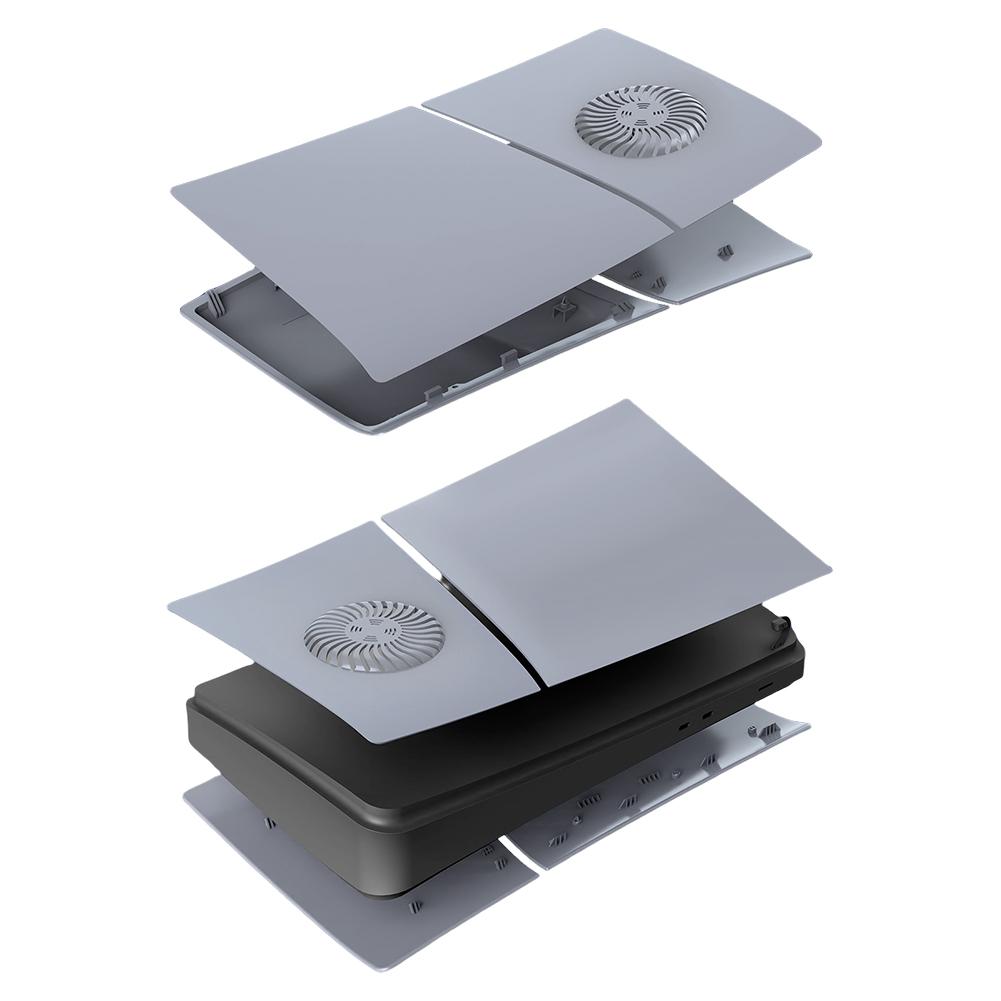 30. výroční kryty pro konzoli PS5 Slim Prémiový ABS přední panel krytů s větracím otvorem Náhradní přední panel pro PS5