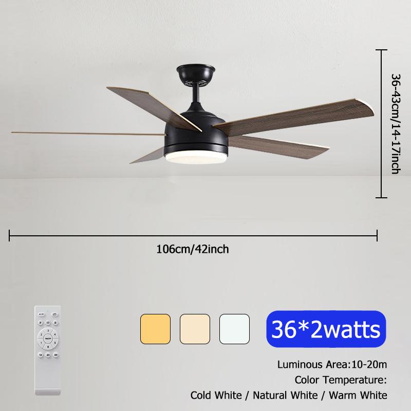 

Современный светодиодный потолочный электрический вентилятор с пультом управления, двигатель постоянного тока, большой объем воздуха для кухни, спальни, столовой