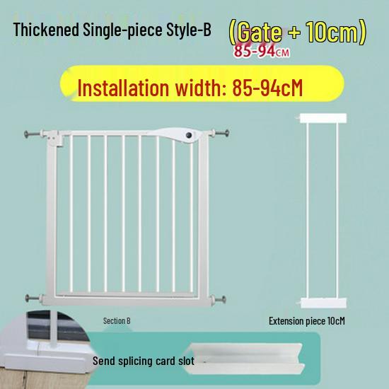 Safety Gate for Babies & Pets: Stairwell & Hallway Barrier Enclosure