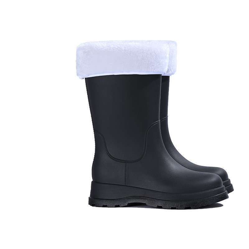 Japonské vysoké holínky dámská móda svrchní oděv protiskluzové, vodotěsné a oděruvzdorné integrované gumové boty kuchyňské dlouhé holínky měkká podrážka