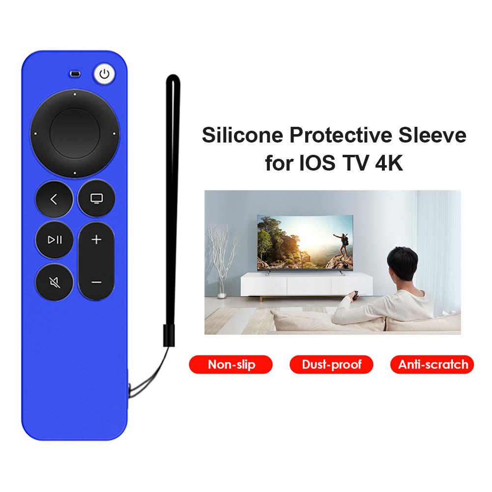 Silicone Protective Remote Control Case for Apple TV 4K Anti Slip Lightweight Remote Controller Cover Sleeve Skin for APPLE TV