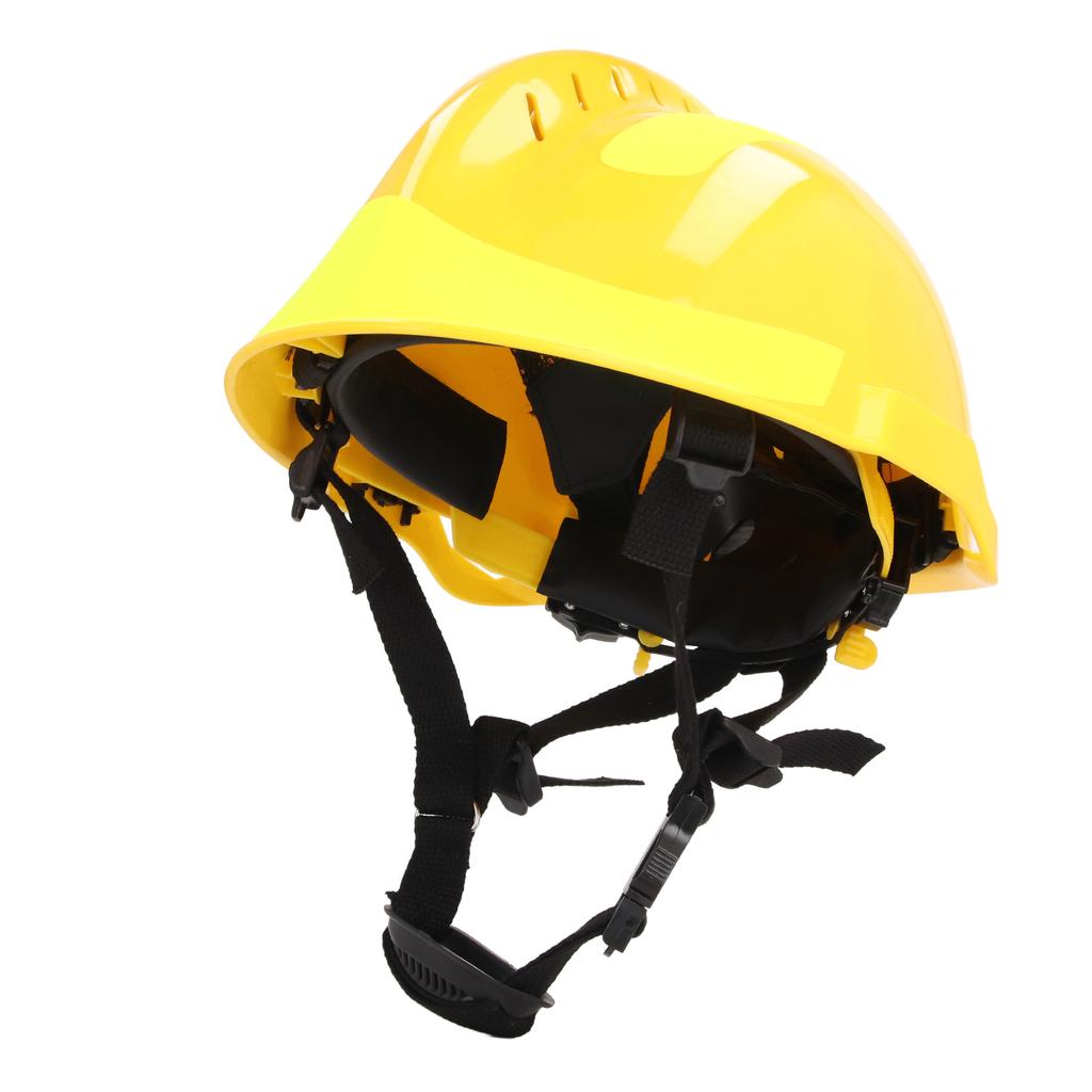 Hard Hat   Lining Heat Resistant Shock Absorbing Slotted Construction   Work Helmet