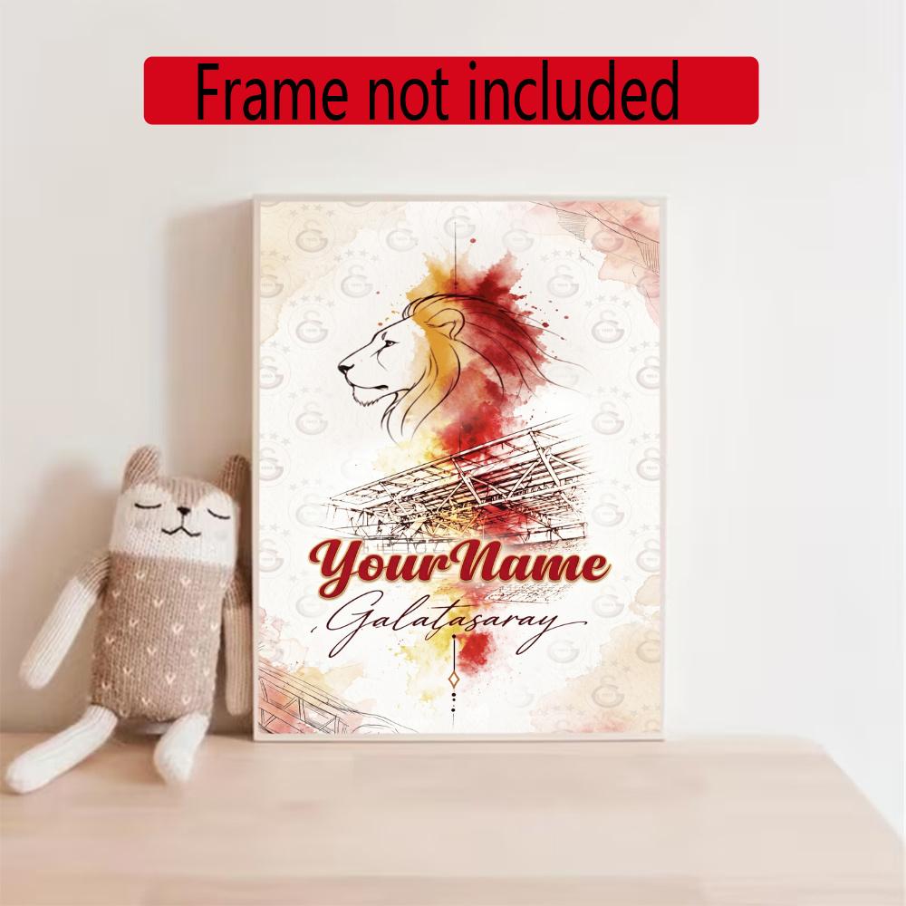 Galatasaray Personalized Text Diamond Painting Round Diamond Mosaic Rhinestones Diamond Embroidery Craft Kit Wall Decor Without Frame