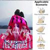 1pc Huntrix, K POP, DEMON Flannel Blanket [Cozy Throw Blanket] For Sofa, Bed, Travel, Camping, Livingroom, Office, Couch, Chair, And Bed