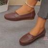 Multi-color Optional Soft Sole Hollow Out Breathable Flat Shoes Slip On Anti-slip Loafers