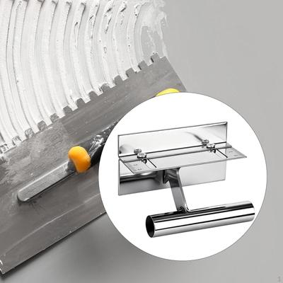 Stainless Steel Corner Trowel Finishing Tool Portable Bricklaying Drywall Concrete Edger