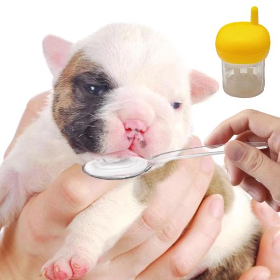 Yavru Köpek Besleme Şişeleri Güvenli Kolay Temizlenir Boğulma Önleyici Tasarım Profesyonel Emzik Şişesi